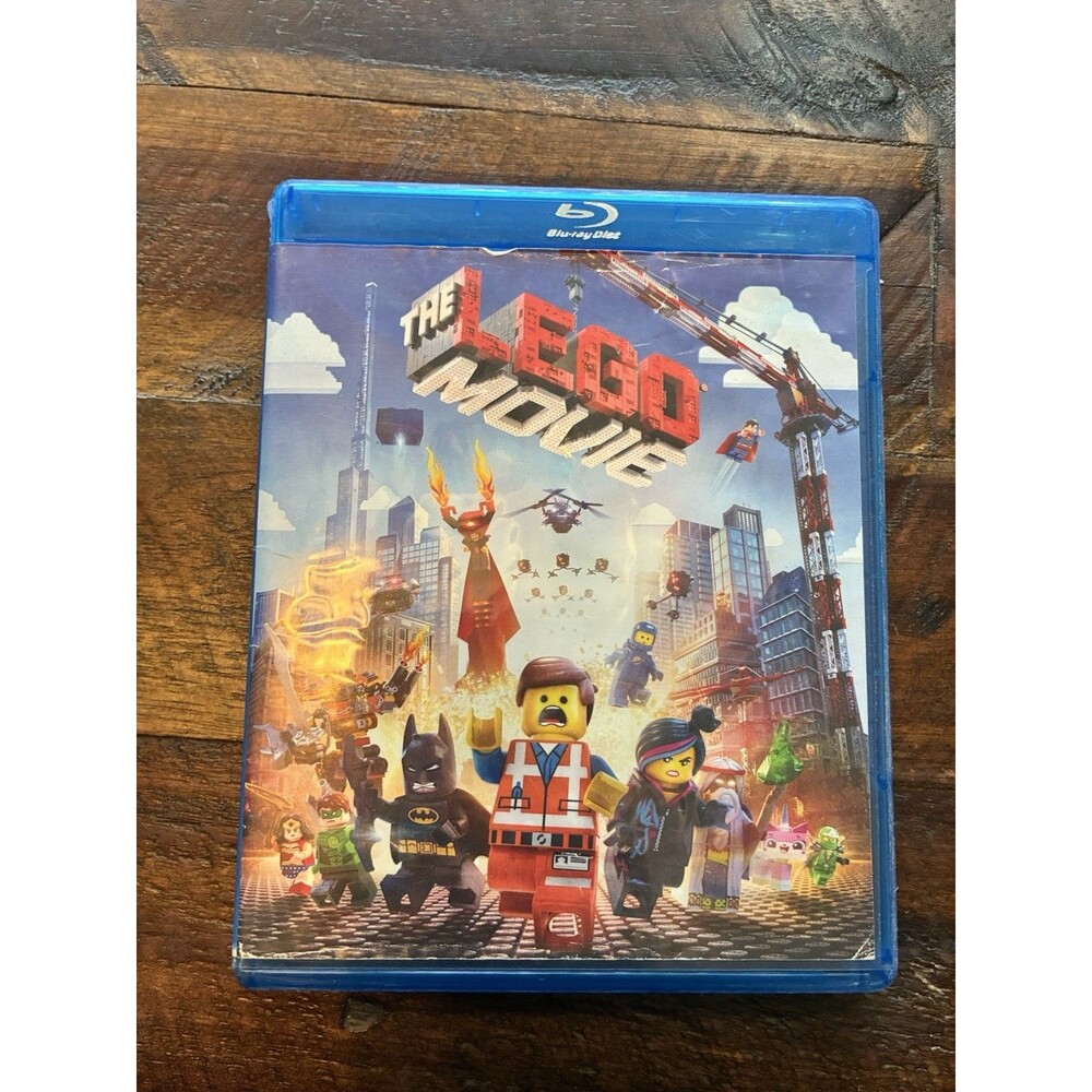 The LEGO Movie Blu-ray + DVD 2-Disc Combo Set 2014 Slipcover PG Tested Complete